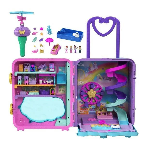 Polly Pocket Dolls Pollyville Resort Roll Away Playset, Ages 4+ | Walmart (CA)