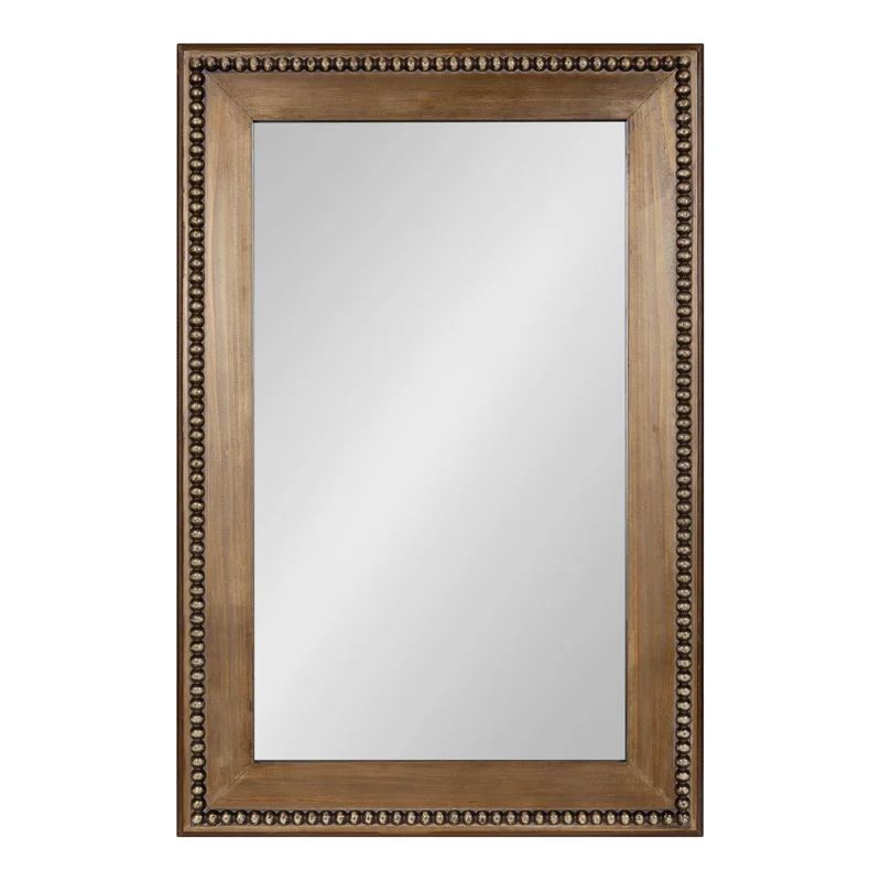 Lark Manor Wamblee Wood Rectangle Framed Wall Mounted Traditional Accent Mirror | Wayfair | Wayfair North America