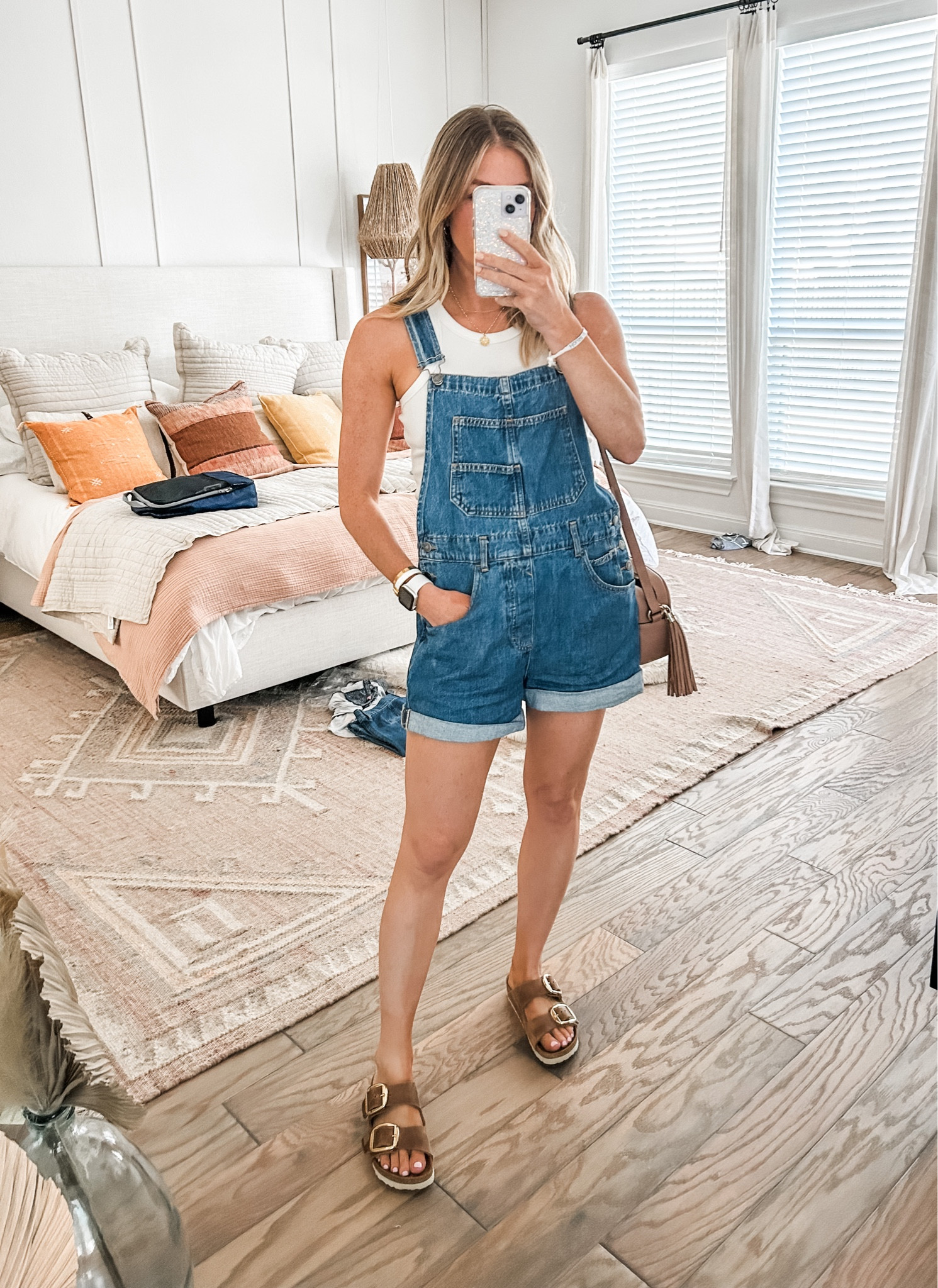 ziggy overalls - favorite casual look. denim and tank and sandals

#LTKunder100 #LTKstyletip #LTKtravel