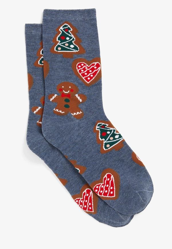 Holiday Gingerbread Crew Socks | Maurices