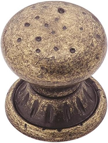 Amerock BP4485R2 Ambrosia 1-1/4 in (32 mm) Diameter Weathered Brass Cabinet Knob | Amazon (US)