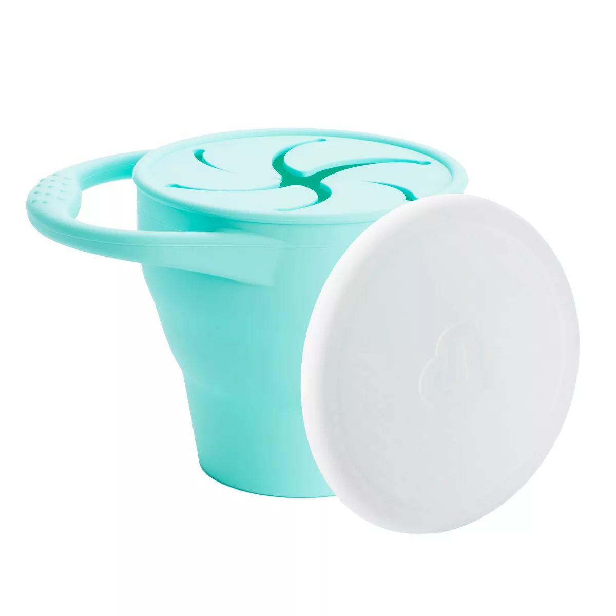 Munchkin Silicone Baby Snack Catcher with Lid - Mint | Target