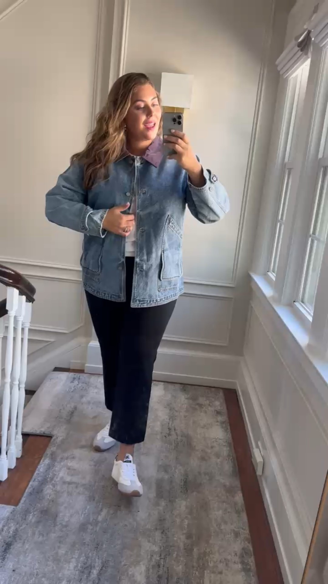 Wearing size XXL in barn jacket, XXL tall in shirt, 1X in pants. Use CARALYN15 on your first order at Spanx. Fall outfit inspo! 

#LTKPlusSize #LTKStyleTip #LTKSeasonal