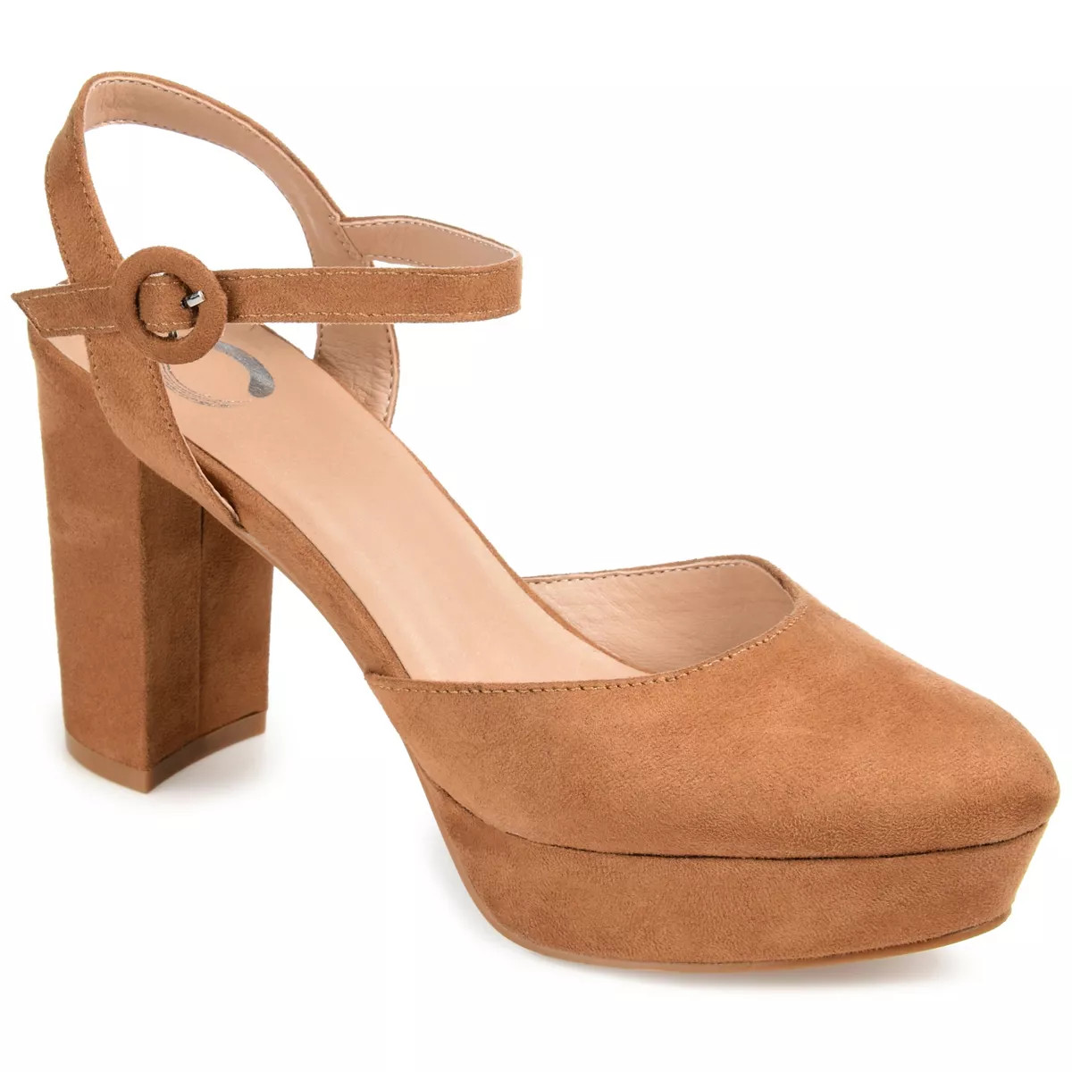 Journee Collection Womens Roslynn Almond Toe High Block Heel Pumps | Target