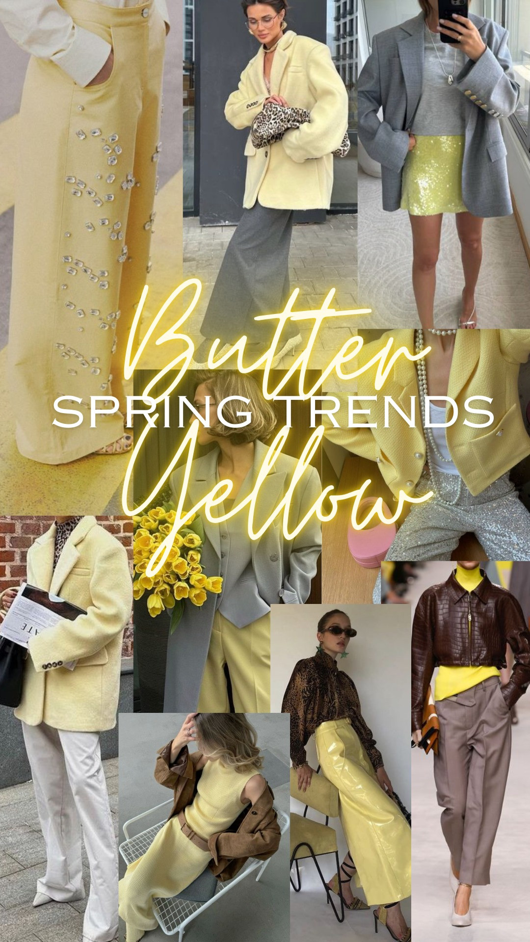 Diving full force into SPRING trends this week with butter yellow! This color easily transitions from winter to spring by mixing it easy neutrals (think gray and camel!) Butter yellow blazers, sweaters, sequin skirts, trousers, dresses, and more. From the fendi runway to your closet, let's build some outfits with this MUST HAVE color of the season! Looking for an outfit of the day or an outfit of the night, no problem! this color dresses up or down easily. 

 #LTKSaleAlert #LTKFindsUnder100 #LTKStyleTip