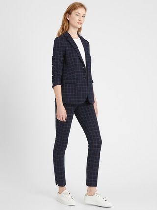 Unstructured Plaid Blazer | Banana Republic (US)