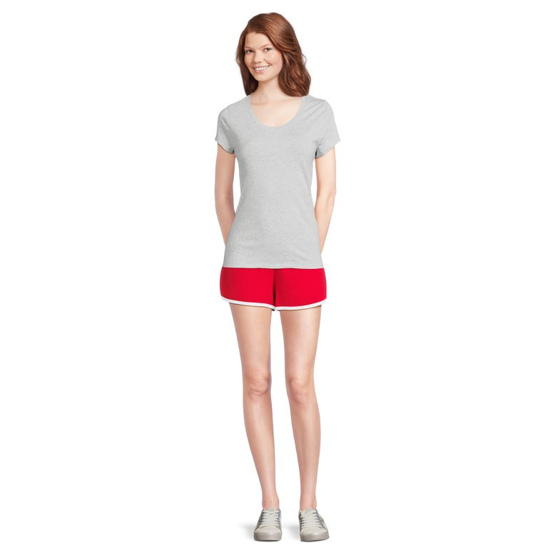 No Boundaries Juniors French Terry Shorts, Inseam 2.5”, Sizes XS-XXL | Walmart (US)