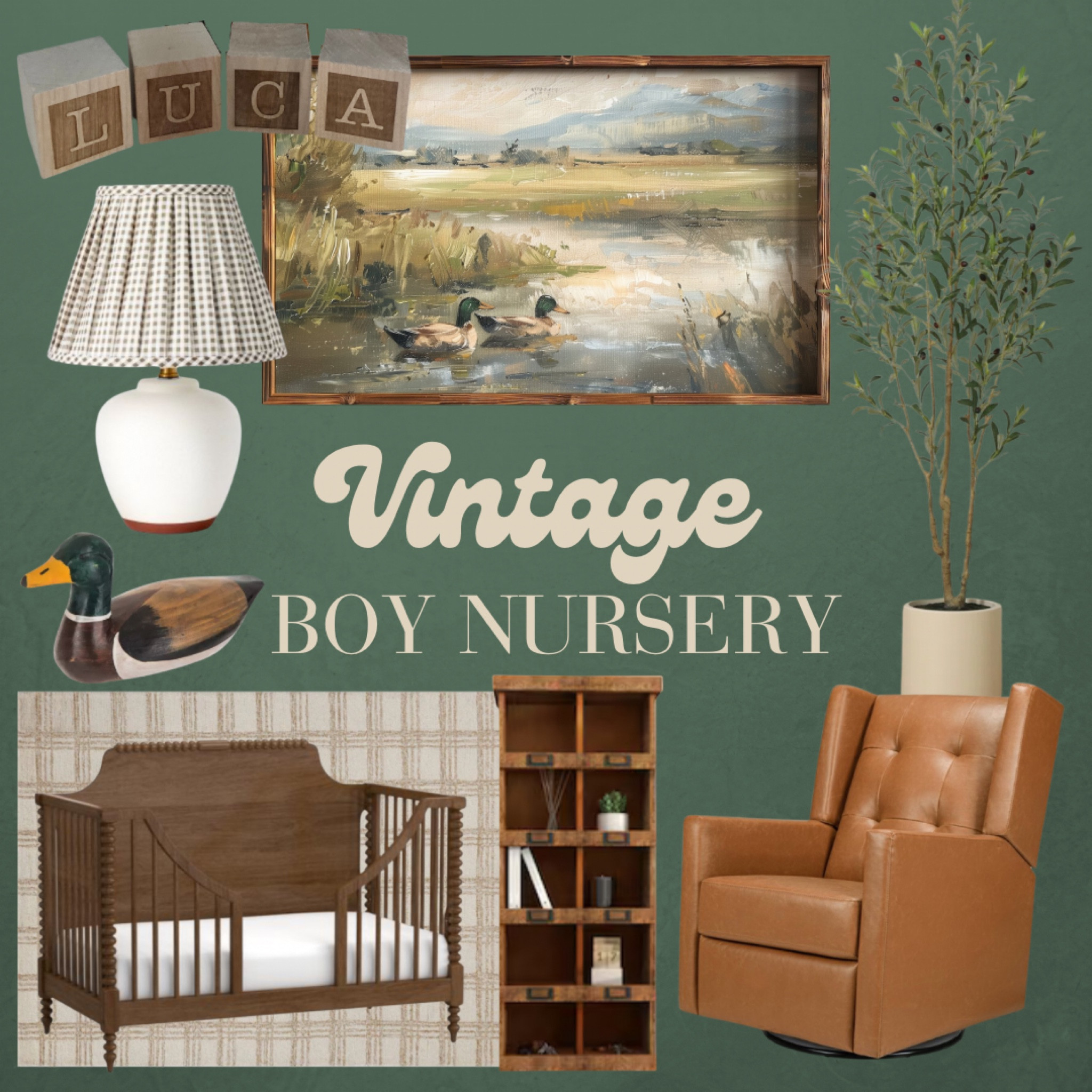 Such a dreamy baby boy nursery! Love the vintage and the subtle hunting vibes!🦆🤍

Baby Boy, Nursery, Boy Nursery, Vintage, Hunting, Neutral, Classic, Sweet, Little Boy Room

#LTKKids #LTKHome #LTKBaby