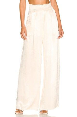 Shona Joy La Lune Tuxedo Trouser in Cream from Revolve.com | Revolve Clothing (Global)