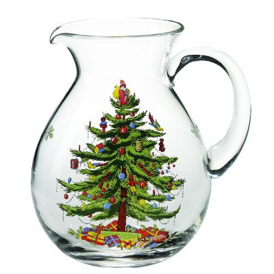 Spode Christmas Tree Glass Pitcher - 6 Pt. | Target