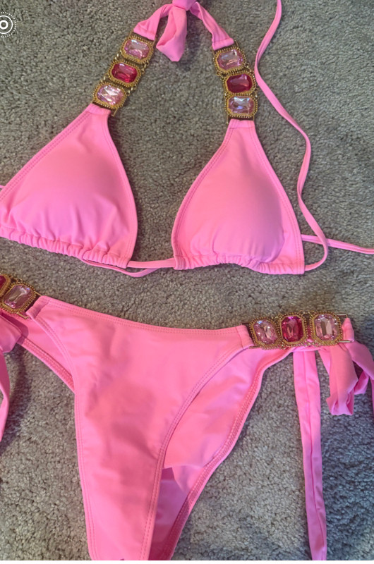 Love this pink swimsuit I am packing for my trip from Amazon! 🩷 

 #LTKStyleTip #LTKSwim