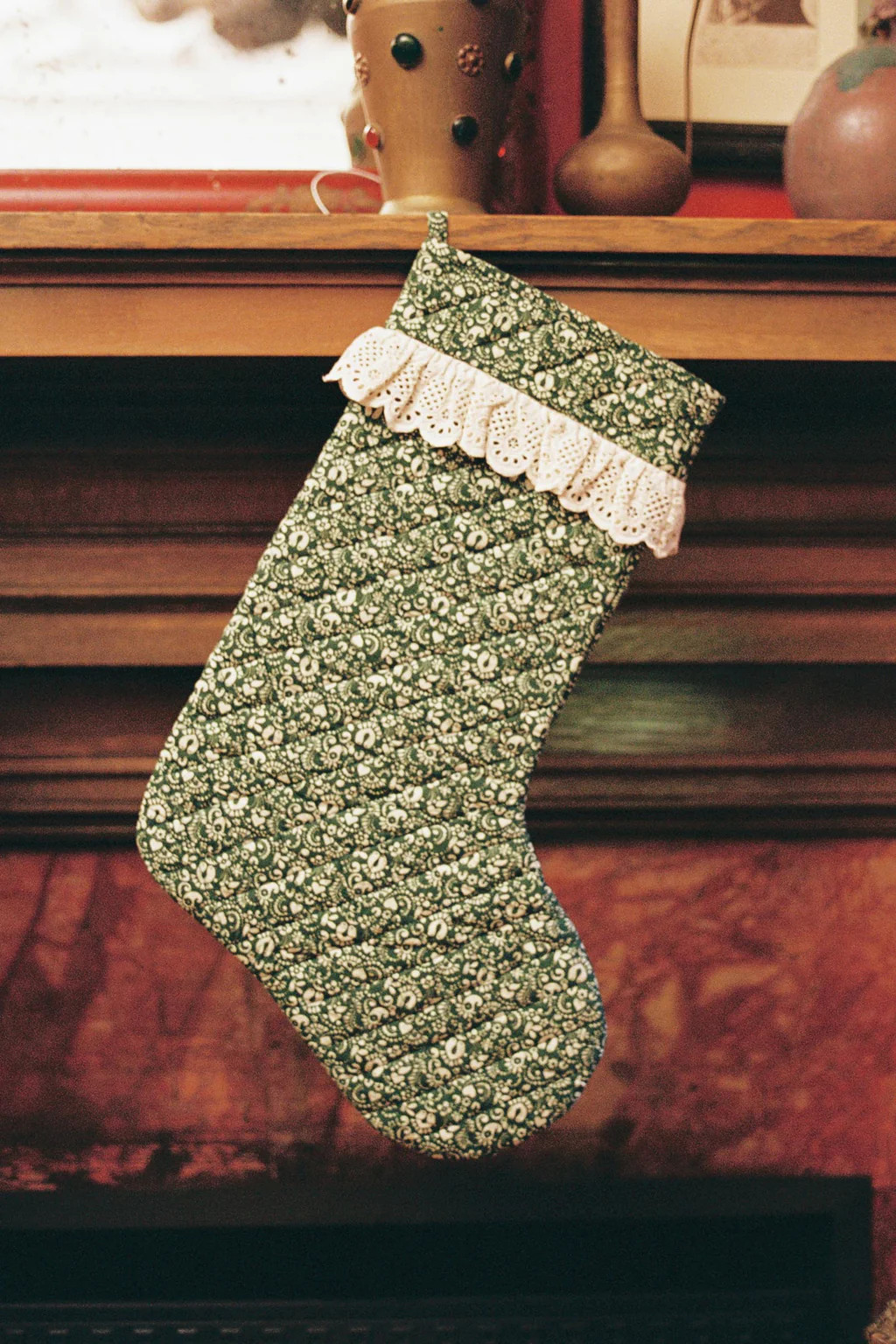 The Holiday Stocking | Lovebird Laurel | Christy Dawn