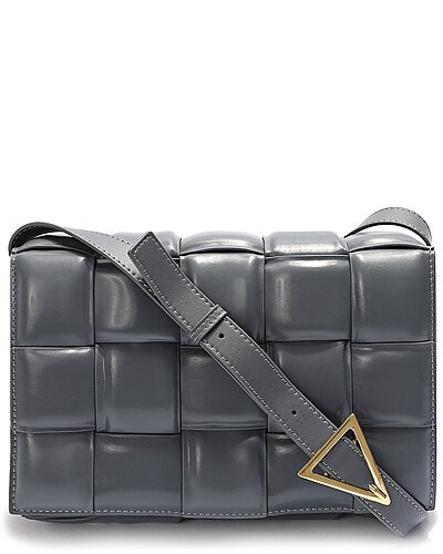 Puffy Leather Messenger Bag | Gilt & Gilt City