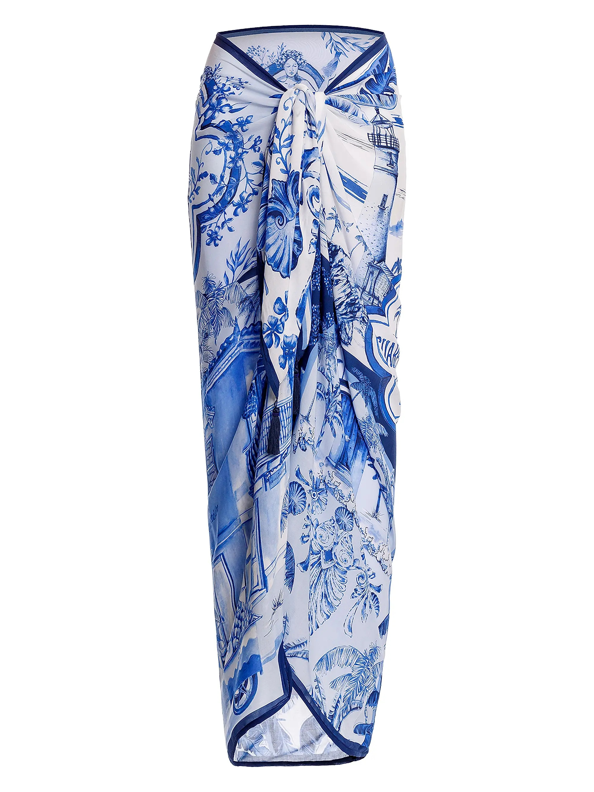 Marine Tales Toile-Style Pareo | Saks Fifth Avenue