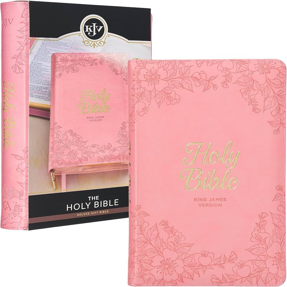 KJV Holy Bible, Standard Size Faux Leather Red Letter Edition - Thumb Index & Ribbon Marker, King... | Amazon (UK)