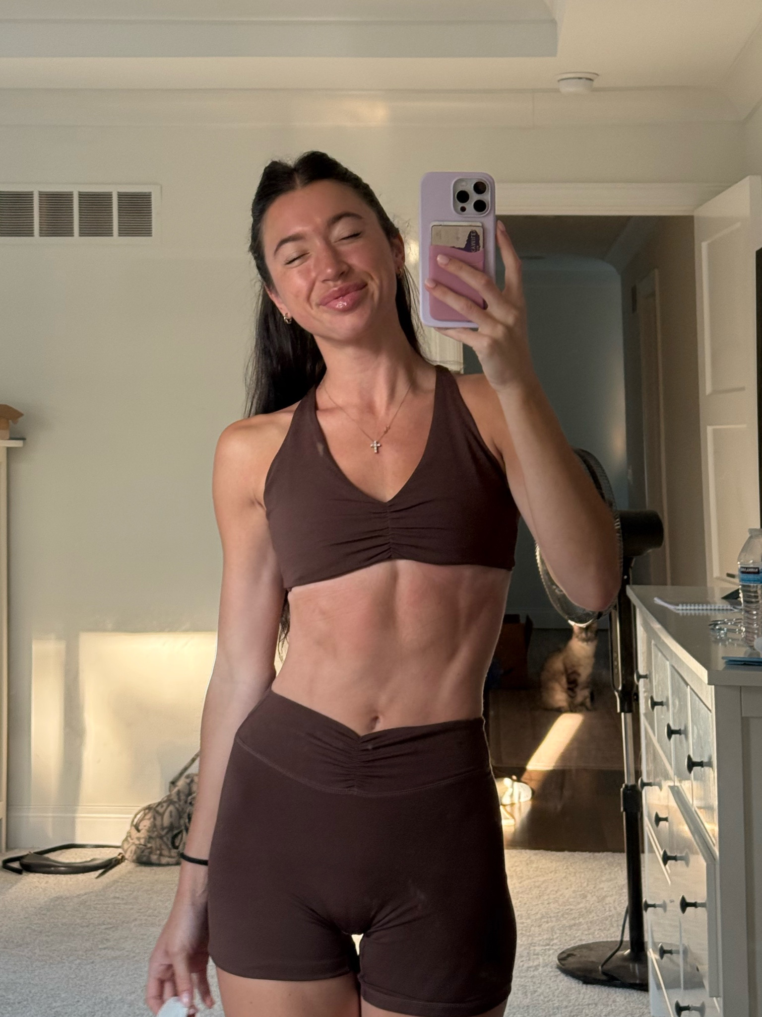 The cutest brown workout set for day five of the sad to savage six-week habits, strength, pilates and nutrition program! It is from @liasonthelabel and i LOVE IT 

#LTKFindsUnder100 #LTKStyleTip #LTKActive