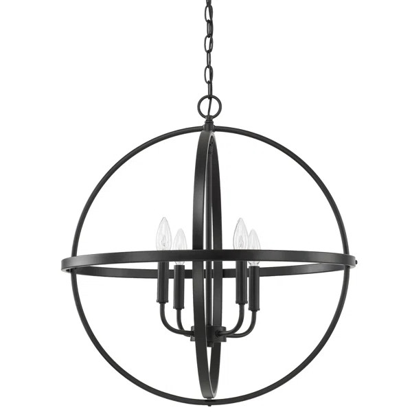 Caples 4 - Light Unique / Statement Globe Chandelier | Wayfair Professional