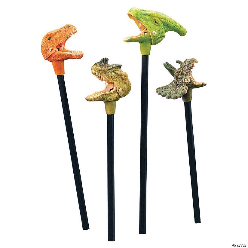 Realistic Dinosaur Grabbers - 12 Pc. | Oriental Trading Company