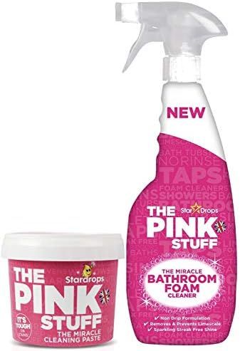 Stardrops - The Pink Stuff - The Miracle Cleaning Paste and Bathroom Foam Cleaner Bundle ( 1 Clea... | Amazon (US)