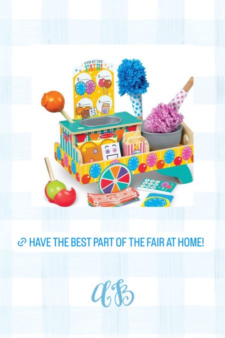 Melissa and Doug pretend fair- cotton candy, caramel apples, popcorn and more! On sale right now at Target Deal Days!

#LTKsalealert #LTKHoliday #LTKkids