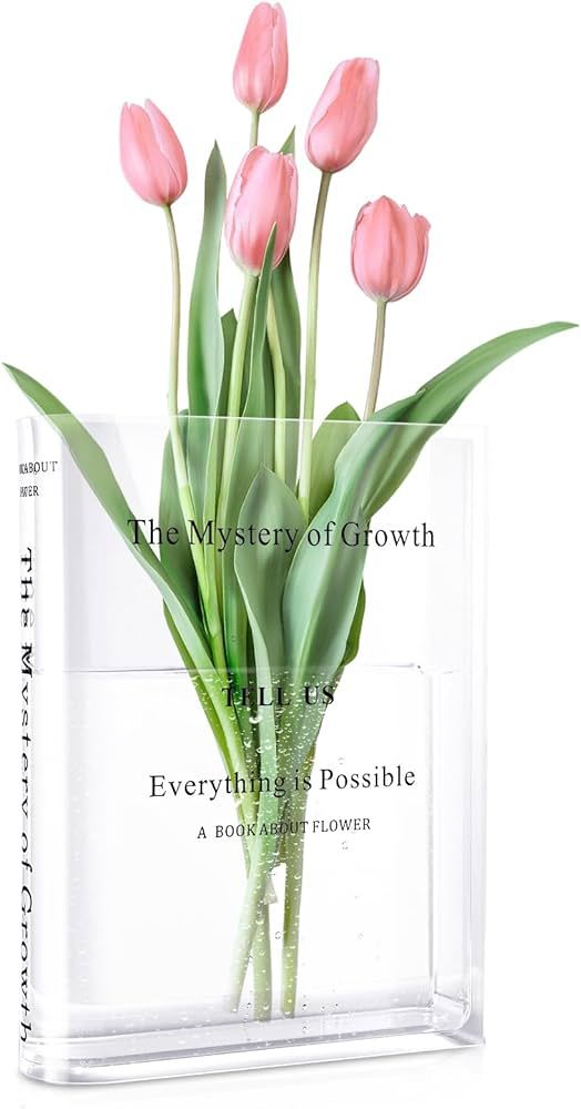 Amazon.com: TOOSELL Book Vase for Flowers, Artistic and Cultural Flavor Decorative Book Flower Va... | Amazon (US)
