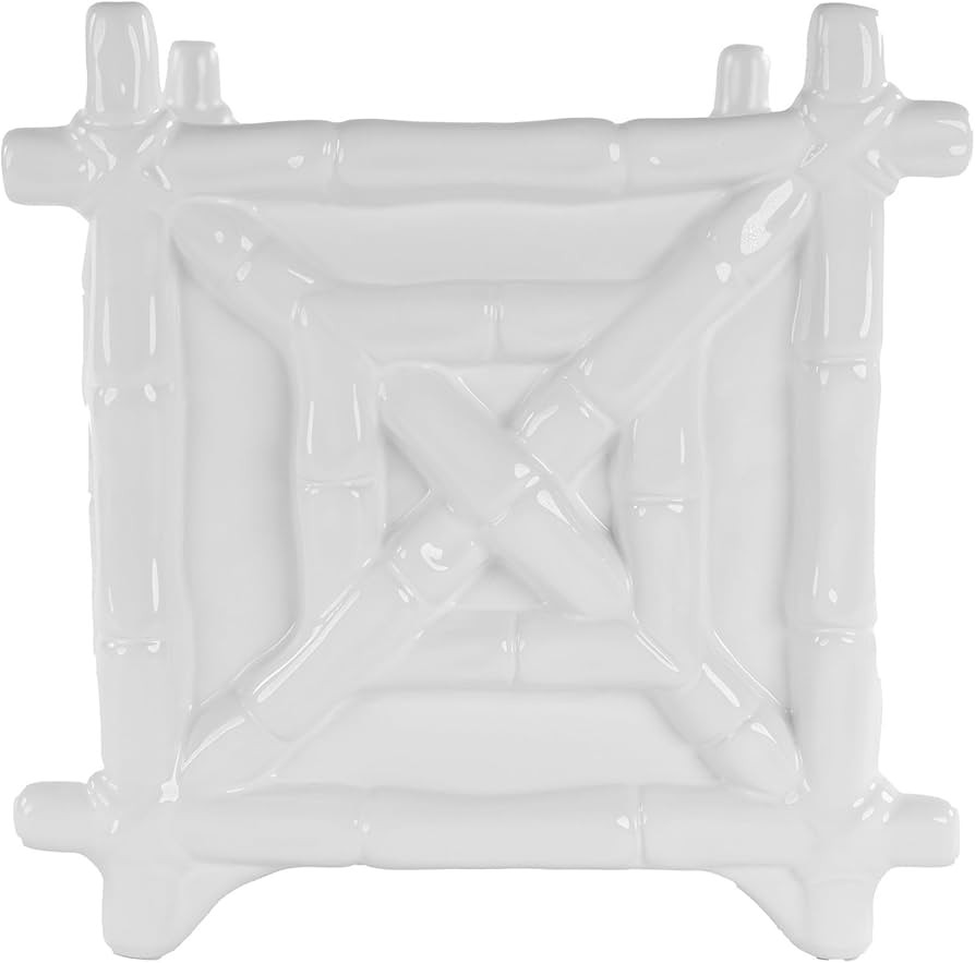 Lilly Pulitzer Small Planter for Indoor Plants or Flowers, Ceramic Pot with Drainage, Resort Whit... | Amazon (US)