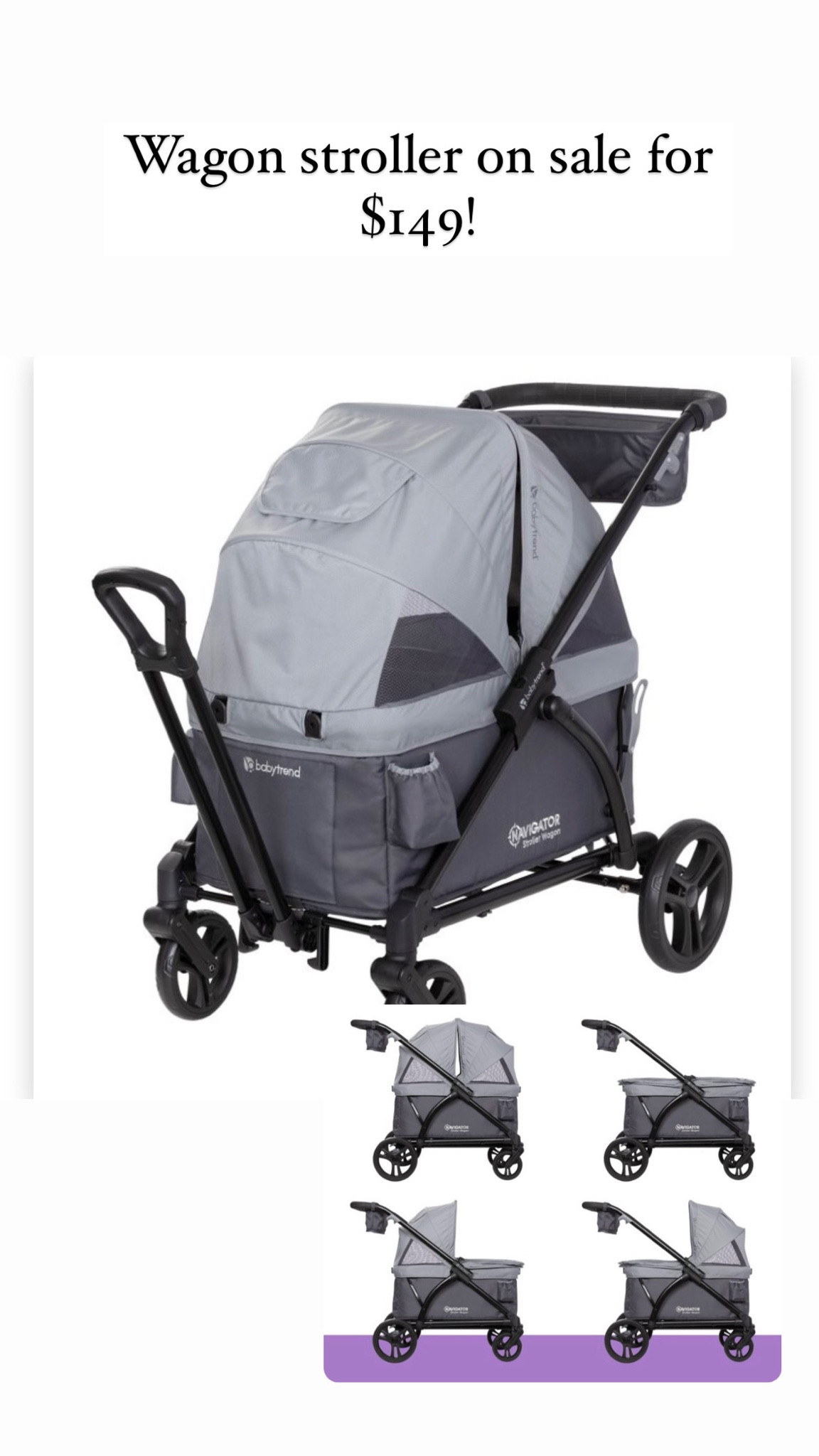 Baby trend wagon stroller on sale at Target for $149!

#LTKSaleAlert #LTKFamily #LTKBaby