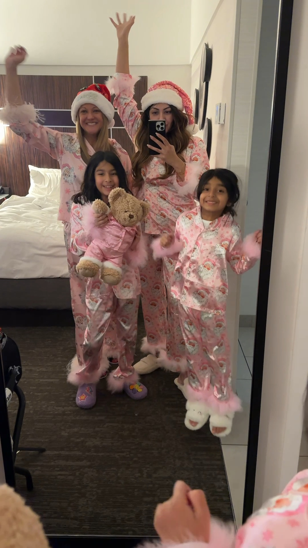 The cutest family matching pajamas on Amazon! These satin Santa pink pajamas make great gifts are so adorable for the whole family! #giftguide #christmaspajamas #christmas #ltkholiday #pajama #christmasgift #feathertrimpajama

#LTKFamily #LTKSeasonal #LTKKids