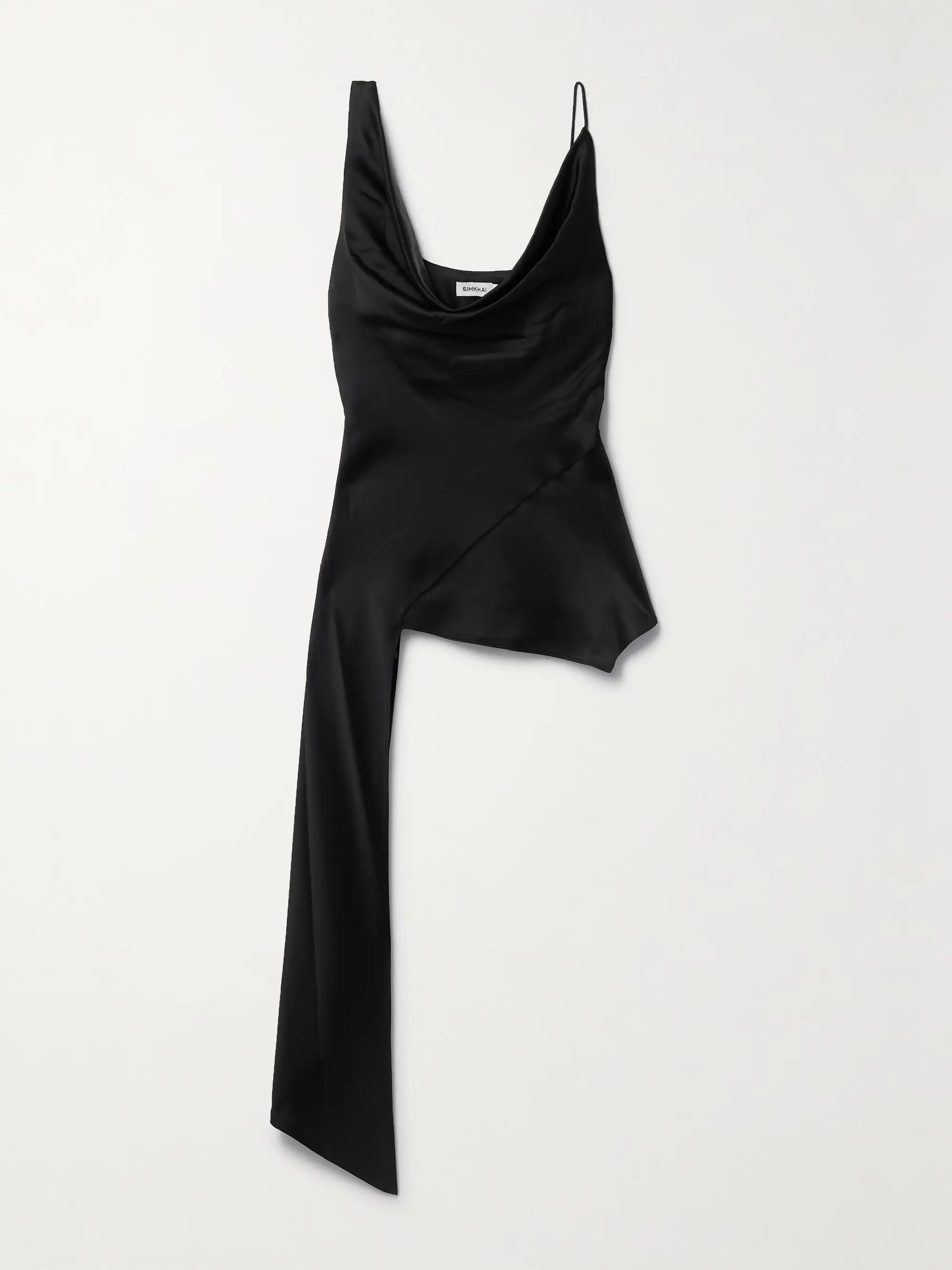Ronnie asymmetric draped crepe top | NET-A-PORTER APAC