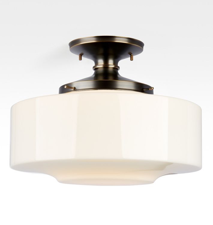 Eastmoreland 8" Fitter Semi-Flush Mount | Rejuvenation