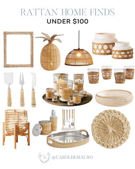Check out these aesthetic rattan home finds for under $100! These are perfect for your living room, sink, bathroom, or kitchen!
#nordichomeinspo #designtips #coastalthemed #homedecor

#LTKSeasonal #LTKhome #LTKstyletip