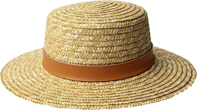 Lack of Color Women's Spencer Terracotta Straw Boater Terracotta LG (59cm) | Amazon (US)