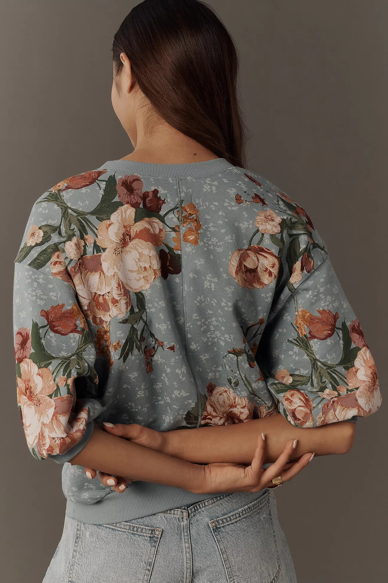 The Niki Bubble Sweatshirt by Pilcro | Anthropologie (US)