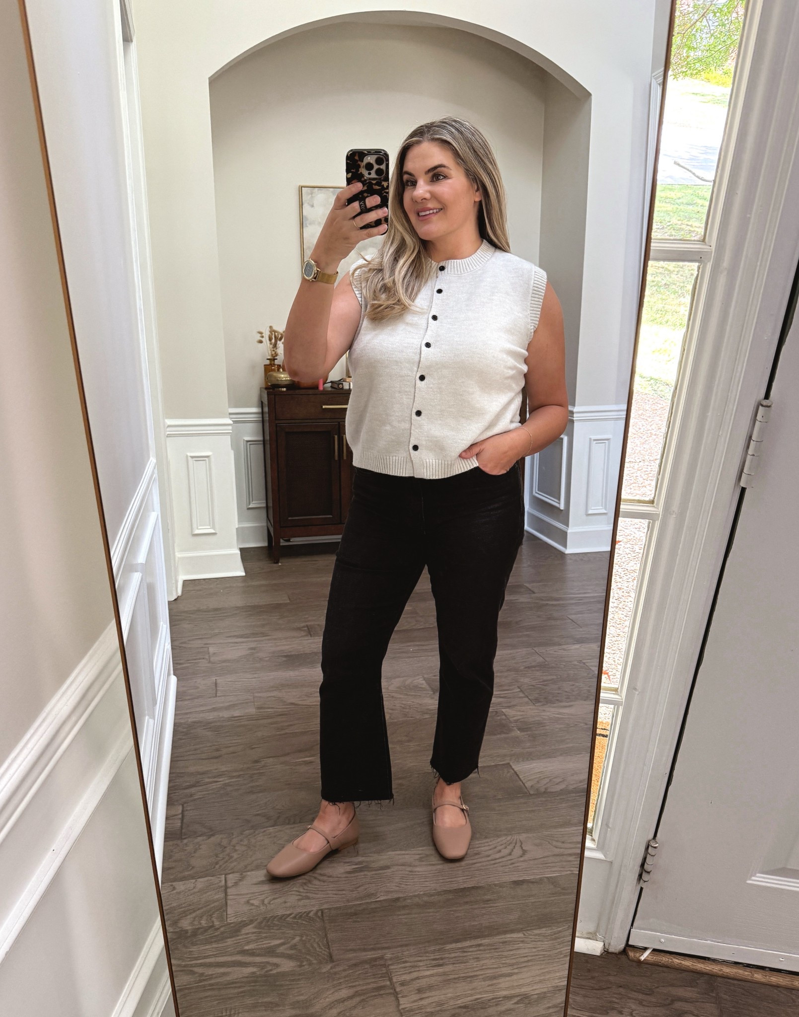 Sweater vest, black jean, gray sweater tank, Mary Jane, fall style, fall fashion, Commense, gap, banana republic, amazon 

#LTKFindsUnder50 #LTKMidsize #LTKSeasonal