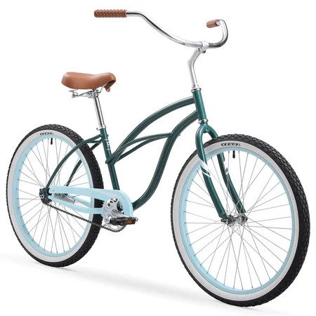 Firmstrong Special Edition Urban Lady Cruiser Bike, 26 Inches, Single-Speed, Dark Green | Walmart (US)
