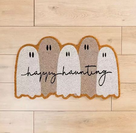 Cutest Halloween doormat back in stock for shipping! 

#halloweendecor #ghostie

#LTKHalloween #LTKhome #LTKSeasonal