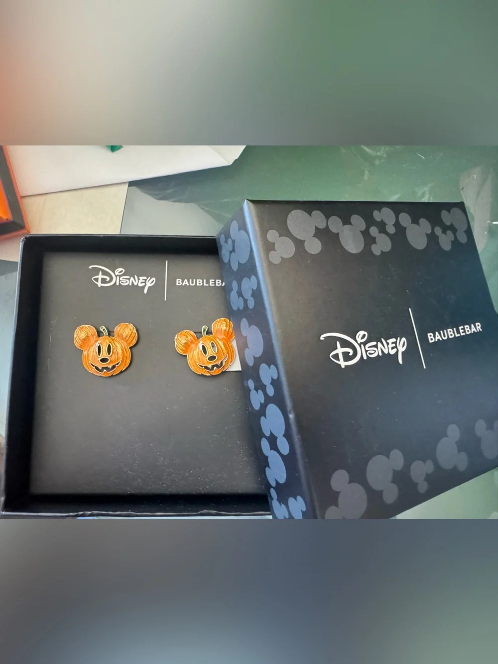 Disney X BAUBLEBAR collab Pumpkin Mickey Enamel earrings!🎃🎃fun for all ages | Poshmark