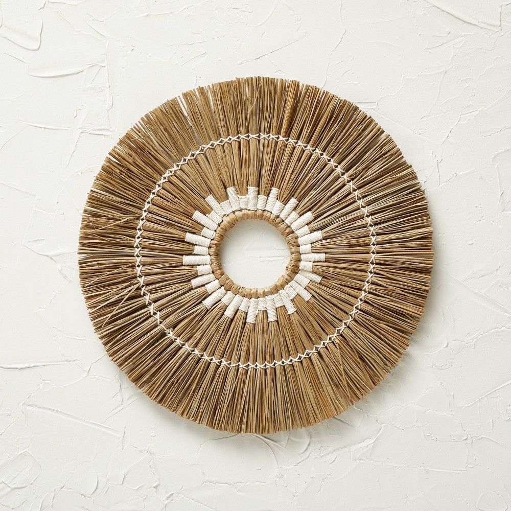 Dried Grass Decorative Wall Disk Brown - Opalhouse designed with Jungalow | Target