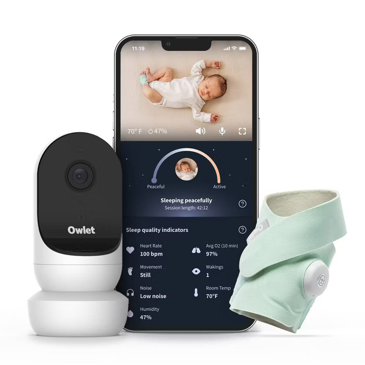 Owlet Dream Duo 2 Smart Baby Monitor - View HR and Avg O2 as Sleep Quality Indicators | Target
