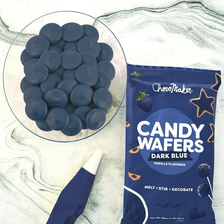 ChocoMaker Dark Blue Vanilla Flavored Candy Wafers 12oz (340.2g), Gluten Free, Wheat Free | Walmart (US)