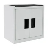 Hyper Tough Mini Tool Cabinet, 11.6-inch White Steel Storage with Double Doors & Top Mat | Walmart (US)