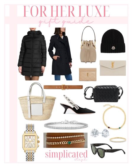 Gift Guide! 
For her luxe

Gift guide, gift ideas, Christmas gift ideas, gift ideas, Christmas, Christmas gifts, holiday inspo, Christmas inspo, gift guide for her, gifts for her, Lux gifts, luxe gifts 

#LTKGiftGuide #LTKHoliday #LTKstyletip