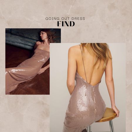 Stunning long nude sequin dress, the sequins glisten gives it a wet appearance. Would be perfect for holiday and new years parties!

#LTKwedding #LTKSeasonal #LTKparties