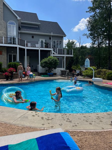 Walmart pool toys get a lot of use in our pool during the summer. So fun for the kids! ☺️

#pooltoys
#poolinflatables
#summerfun

#LTKfamily #LTKfindsunder50 #LTKSeasonal