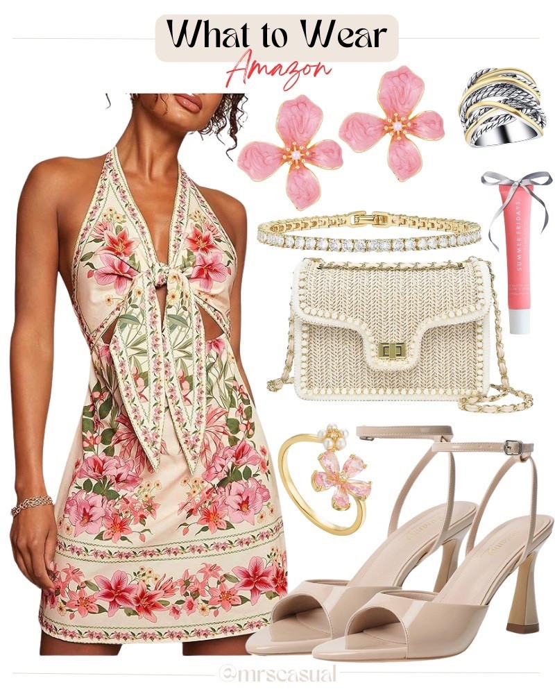 Wedding guest, date night, or vacation dinner — this Amazon dress works for everything 🌸 

#LTKSeasonal #LTKWedding #LTKgrwm