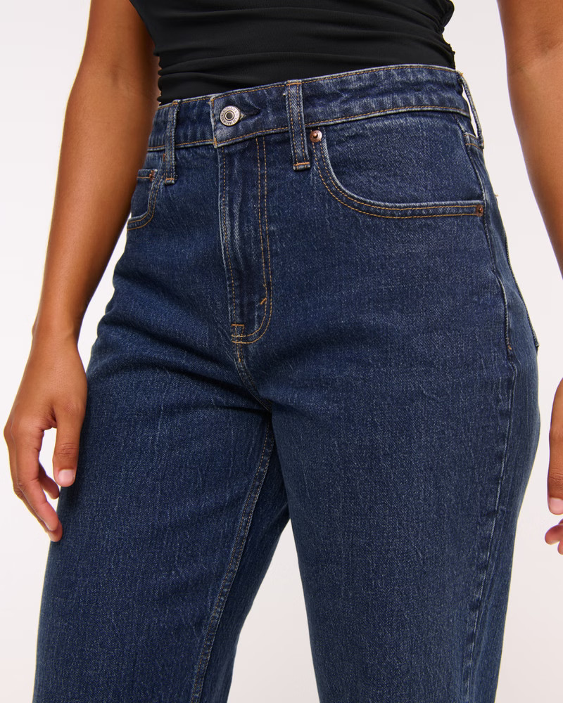 Women's Curve Love High Rise 90s Relaxed Jean | Women's Bottoms | Abercrombie.com | Abercrombie & Fitch (US)