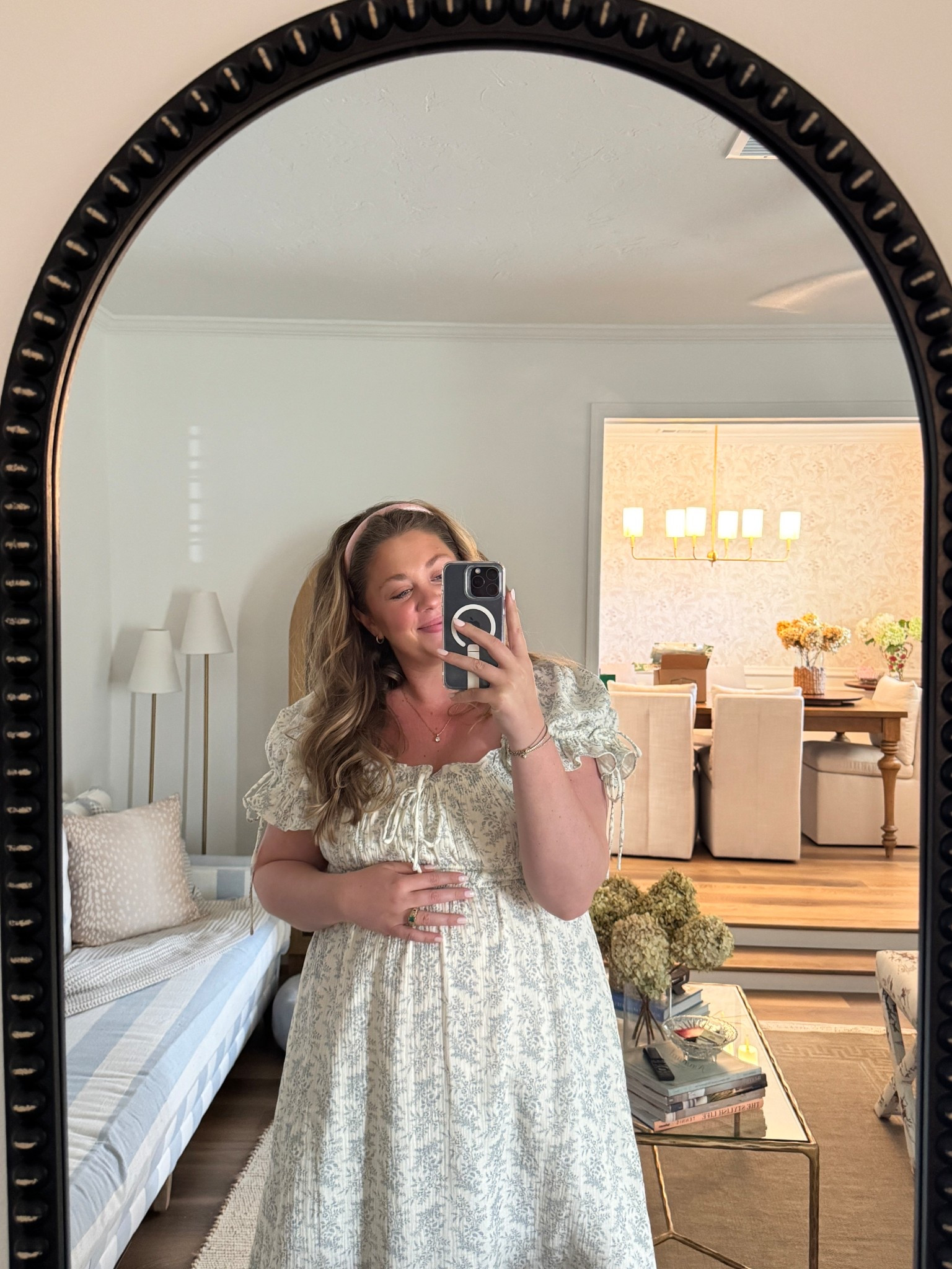Wearing a XL in the dress! 

#LTKBump #LTKMidsize #LTKTall