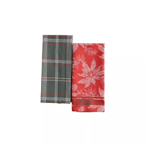 St. Nicholas Square® Holiday Plaid Kitchen Towels 4-pk. | Kohl's
