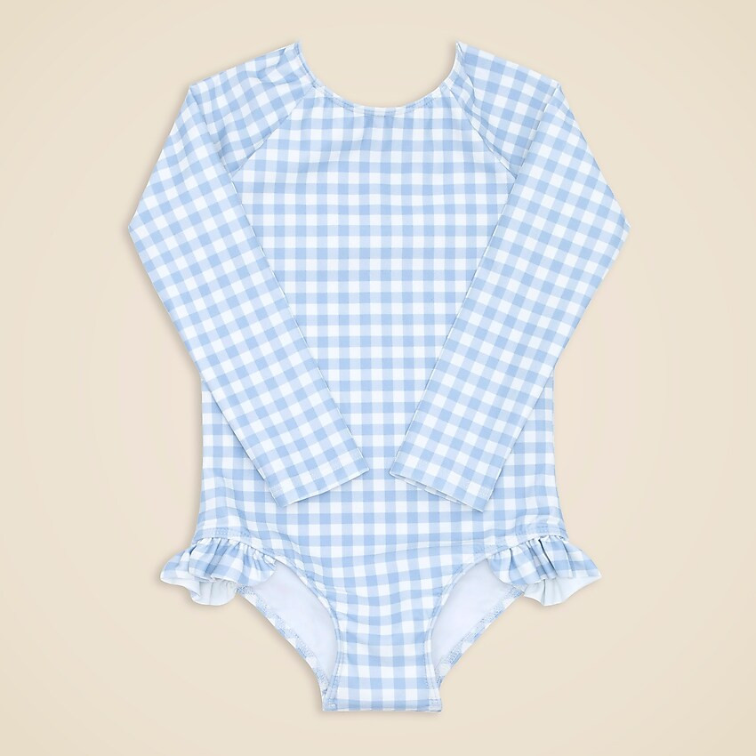 Girls' minnow™ rash guard one-piece | J. Crew US