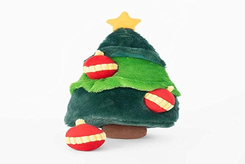 ZippyPaws Burrow Christmas Dog Toy - Plush Squeaky Holiday Dog Gifts for Small & Medium Puppy Dog... | Amazon (US)